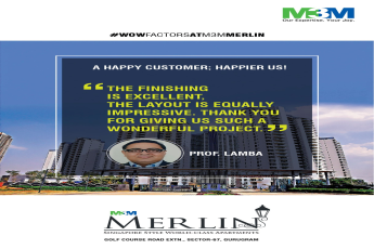 What the customers have to say about M3M Merlin, Gurgaon