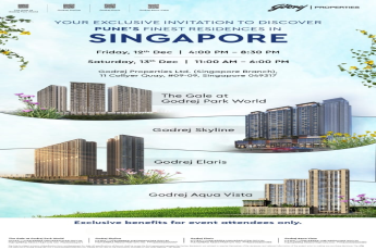 Discover Pune's Finest Residences by Godrej in Singapore, 12th-13th Dec