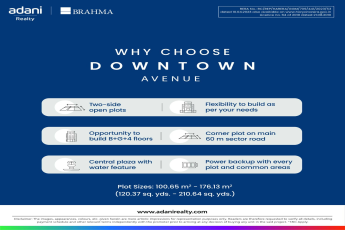 Adani Realty and Brahma Group's Downtown Avenue: Redefining Urban Spaces