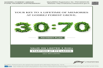 Explore Godrej Forest Grove, 3 RHKs at ₹73 Lakhs, Pune-Mumbai Expressway