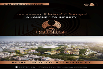 Limited inventory available at Elan Paradise in Sector 50, Gurgaon