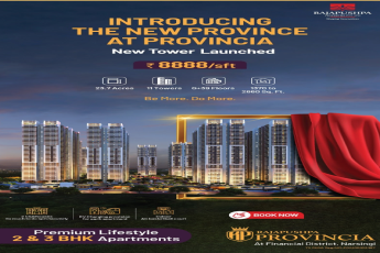 New tower launched at Rajapushpa Provincia in Narsingi, Hyderabad