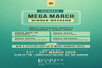 Mega Offer book apartment by paying only 3 lakh at Sobha City in Sector 108, Gurgaon