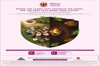Pay 20% now and rest 80% on possession at Birla Navya in Gurgaon