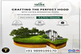 Vatika's New Haven: Residential Plots on Dwarka Expressway, Sector 88A/88B Gurugram