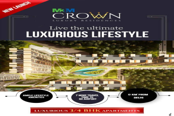 Luxurious 3 & 4 BHK apartments Rs 2 Cr onwards at M3M Crown, Gurgaon