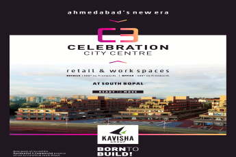 Avail retail & work spaces at Kavisha Celebration City Centre in South Bopal, Ahmedabad