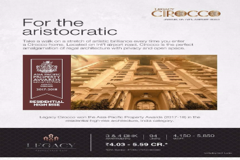 Take a walk on a stretch of artistic brilliance every time you enter at Legacy Cirocco in Bangalore