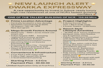 Discover Luxury Living at Dwarka Expressway, Starting at 4.0 Crs, Call Now!