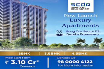 SCDA Smart City: Unveiling Opulent Living with New Luxury Apartments in Sector 113, Dwarka Expressway