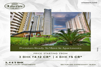 Premium ready to move in apartments Rs 4.12 Cr onwards at Parx Laureate in Sector 108, Noida