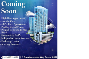 Skyward Luxury: The New High Rise Apartments Elevating Dwarka Express Way, Sector-88 B, Gurugram"