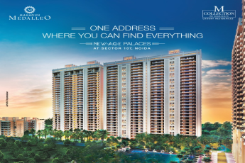 Book 2 and 3 BHK apartments Rs 2.25 Cr onwards at Mahagun Medalleo in Sector 107, Noida