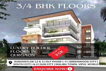 Elevate Your Lifestyle: Premier 3/4 BHK Builder Floors in Gurgaon