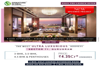 Signature Global's New Landmark in Gurugram: Ultra Luxurious Living at Sector 71
