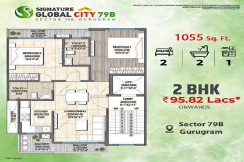 Spacious Elegance Awaits at Signature Global City 79B: Luxurious 2 BHK Apartments in Gurugram
