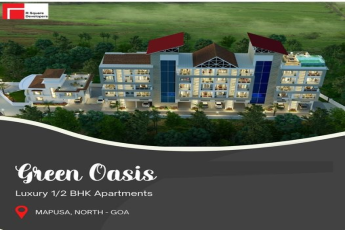 Luxury 1/2 BHK apartments at R Square Green Oasis in Mapusa, Goa