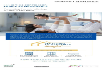 Presenting 3 special offerings on your dream home at Godrej Nature Plus in Gurgaon