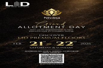 Join Us for the Grand Allotment Day at LID Premium Floors, Sector 6, Sohna, Gurugram, 21st-22nd Feb 2026