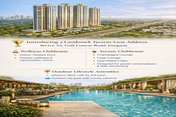 Discover Luxury Living at Sector 53, Golf Course Road, Gurgaon by Landmark Tycoon-Luxe