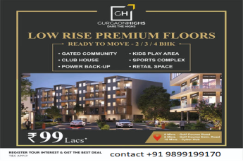 GurgaonHighs' Low Rise Premium Floors: A Symphony of Luxury and Comfort in Gurgaon