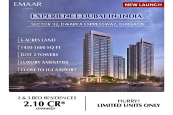 Emaar India's New Launch: Dubai-Inspired Living at Sector 112, Dwarka Expressway, Gurgaon