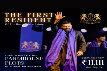 Discover Luxury Farmhouse Plots at The Royal Tijara Estate, Starting ₹11,111/Sq. Yd in Tijara, Rajasthan