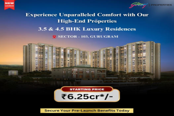 Introducing Godrej Properties' Newest Gem: 3.5 & 4.5 BHK Luxury Residences in Sector 103, Gurugram