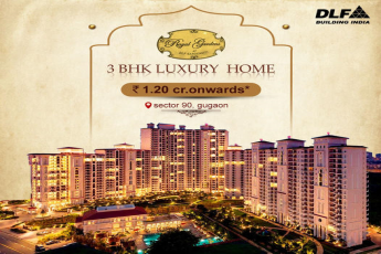 Book 3 BHK luxury home Rs 1.20 Cr owards at DLF Regal Gardens in Gurgaon