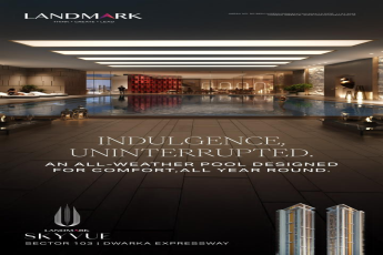 Experience All-Weather Luxury at Skyvue || Discover Landmark's Pool in Sector 103 || Indulgence Awaits at Landmark Skyvue