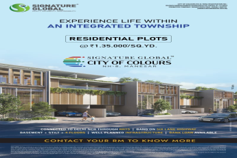 Discover Signature Global City of Colours Plots in Manesar