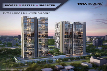 Extra large 2 BHK with balcony At Rs 1.43 Cr at Tata Serein in Mumbai