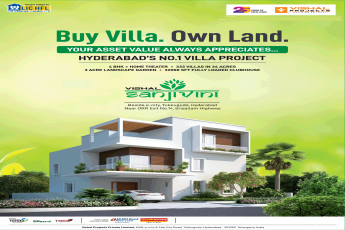 Book 4 BHK villa at Vishal Sanjivini, Hyderabad