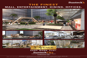 The finest mall, entertainment, dining, offices at Sunteck City 5th Avenue in Mumbai