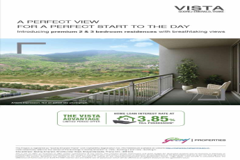 A perfect view for a perfect start to the day in Vista at Godrej Emerald in Mumbai