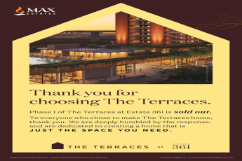 Phase 1 SOLD OUT at The Terraces || Thank You for Choosing The Terraces || Join Our Success at Estate 361