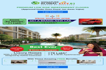 Approved Under Deen Dayal Jan Awas Yojna at Signature Global City 81, Gurgaon
