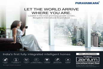 Purva Zenium India's first fully integrated intelligent homes in Bangalore