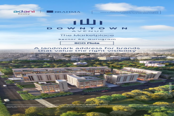 Discover Downtown Avenue SCO Plots in Sector 62, Gurugram by Adani Realty, Brahma