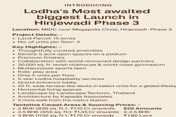 Discover Luxury Living at Lodha, Hinjewadi Phase 3, Starting ₹1.10 Cr