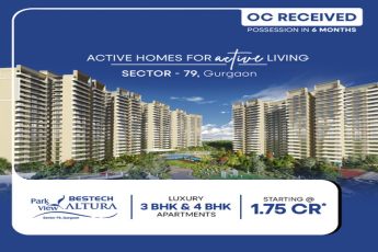 OC received and possession in 6 months at Bestech Altura in Sector 79, Gurgaon