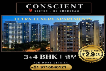 Conscient Real Estate's Signature Project in Sector 80 Gurugram: Ultra-Luxury Apartments That Redefine Grandeur