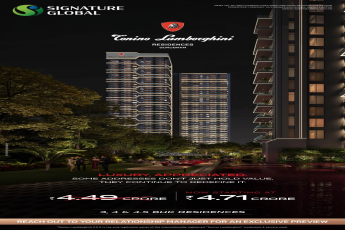 Discover Signature Global's Tonino Lamborghini Residences in Gurugram || Exclusive Preview of Luxury Living in Gurugram || Own a Home at Tonino Lamborghini Residences Starting at ₹4.71 Crore