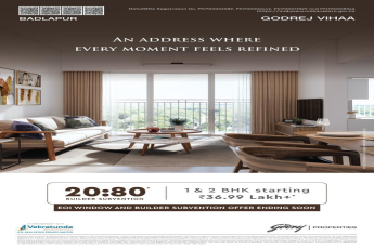 Discover Sky Gardens: Premium 1 & 2 BHK Homes Starting at ₹36.99L, Godrej Vihaa, Badlapur