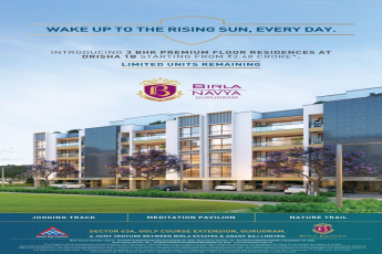 Introducing 3 BHK premium floor residences Rs 2.48 Cr at Birla Navya in Sector 63, Gurgaon