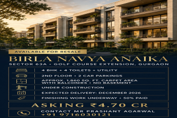 Exclusive Resale at Birla Navya Anaika || Invest in Sector 63A, Gurgaon || Grab this 4 BHK Opportunity