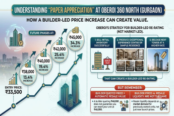 Explore Price Appreciation at Oberoi 360 North || Understanding Builder-Led Price Increases || Discover Value Creation at Oberoi 360 North