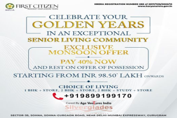 Celebrate Your Golden Years with First Citizen by Silverglades in Sector-35, Sohna-Gurugram