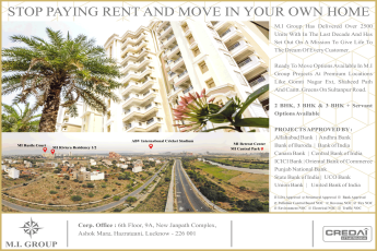 Stop paying rent and move in our own home at MI Group Project in Lucnow