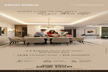 Smart World One DXP, 4.5 Bedroom Homes, From 5CR, Sector 113, Gurugram